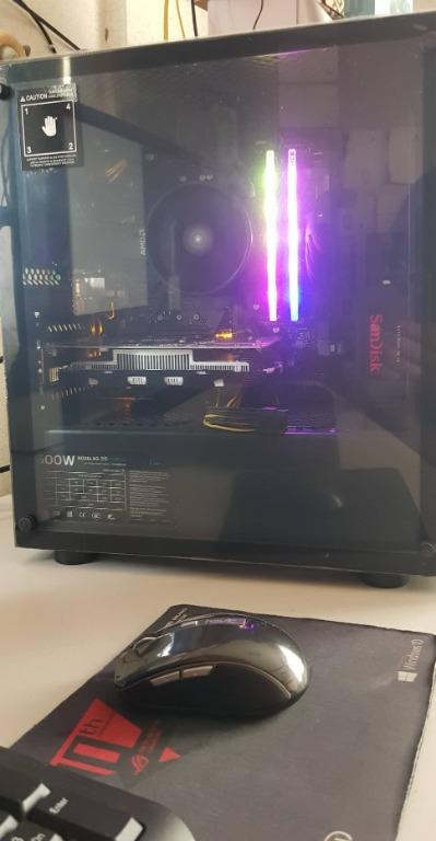 GAMING / OFFICE PC SET(System Unit w Monitor) MINIMALIST BUILD ...