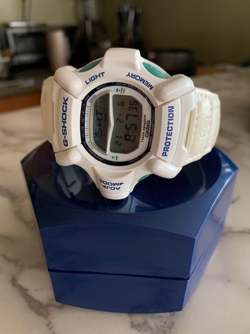 CASIO Ｇショック ホワイトライズマン U.S.P.A アメリカパラシュート協会モデル DW-9100PJ-７ 未使用新品 ヘッドタグ及び換えベルト付