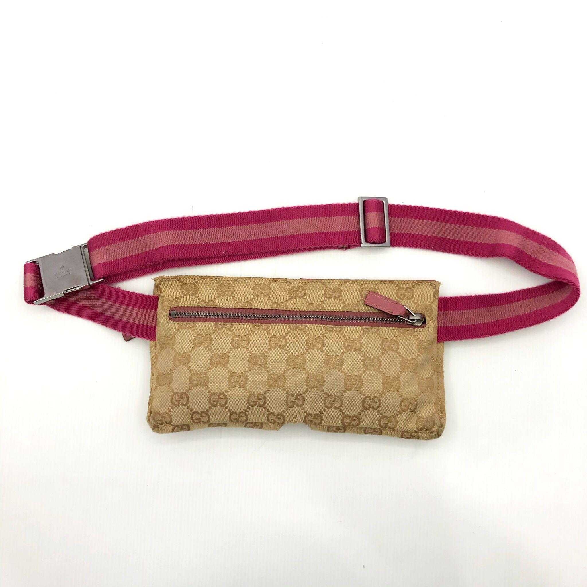 GUCCI body bag GG logo Waist pouch GG Supreme Canvas 502095 beige Kids –  Japan second hand luxury bags online supplier Arigatou Share Japan