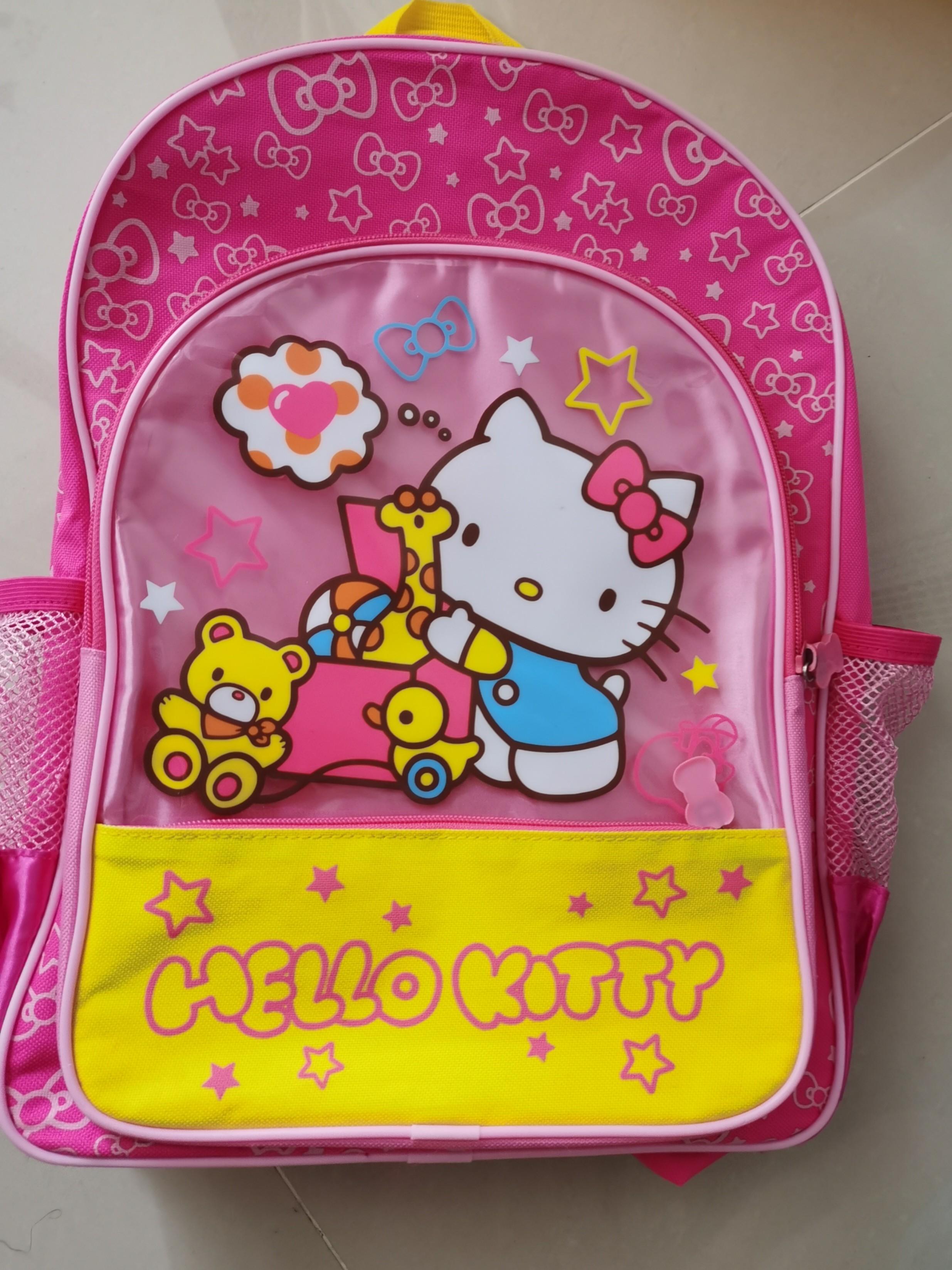 Authentic Hello Kitty School Bags, Babies & Kids, Going Out, Diaper ...