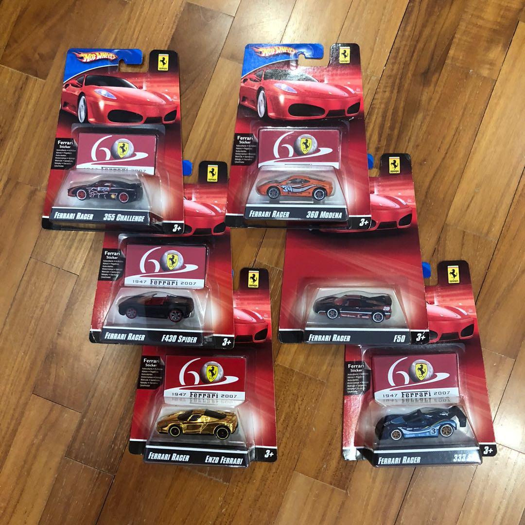 Hot Wheels Ferrari Racer 60th Anniversary Selection Hobbies Toys Toys Games on Carousell