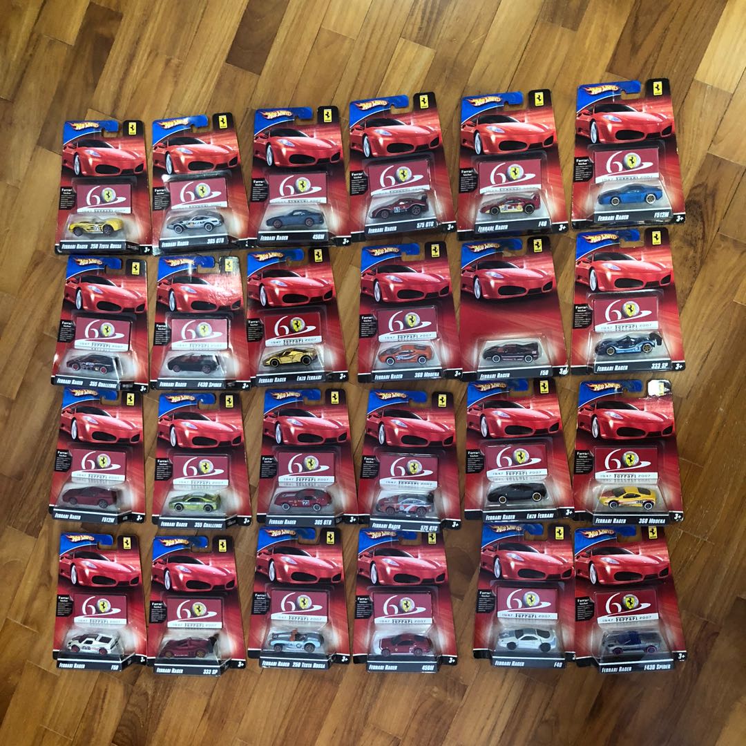 Hot Wheels Ferrari Racer 60th Anniversary Selection Hobbies Toys Toys Games on Carousell