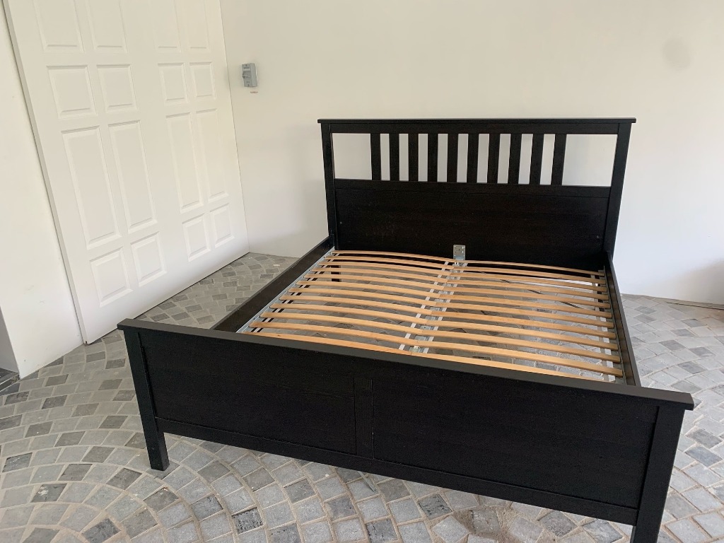 Ikea Hemnes King size bed frame, Furniture & Home Living, Furniture