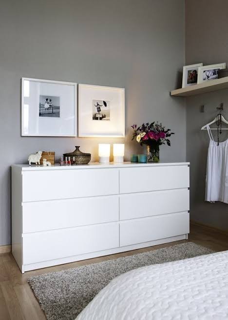 Malm chest top of 6