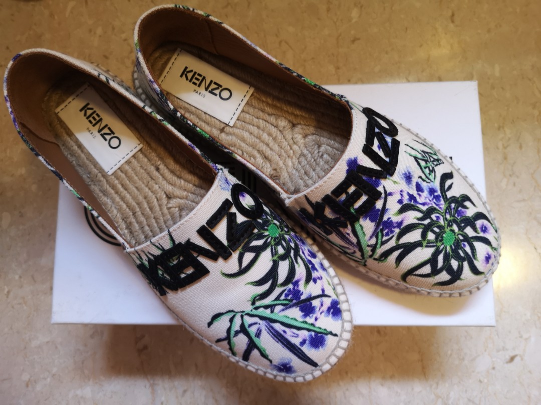 Kenzo cheap elastic espadrilles