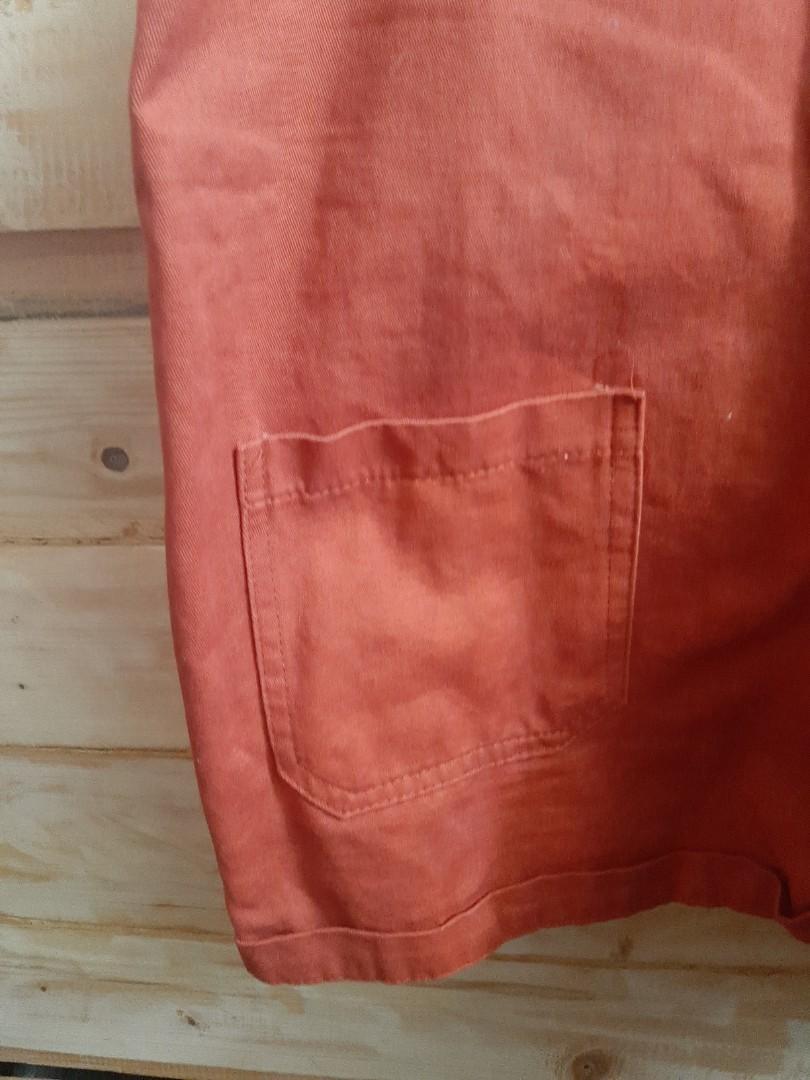 Korean style Rust Jumper (Petite) (Category: Jumpsuits) located in Manila. Submitted by bkcee (Listing ID 1067782823, Image 3). Description: - preloved Korean style jumper - 4 pockets.