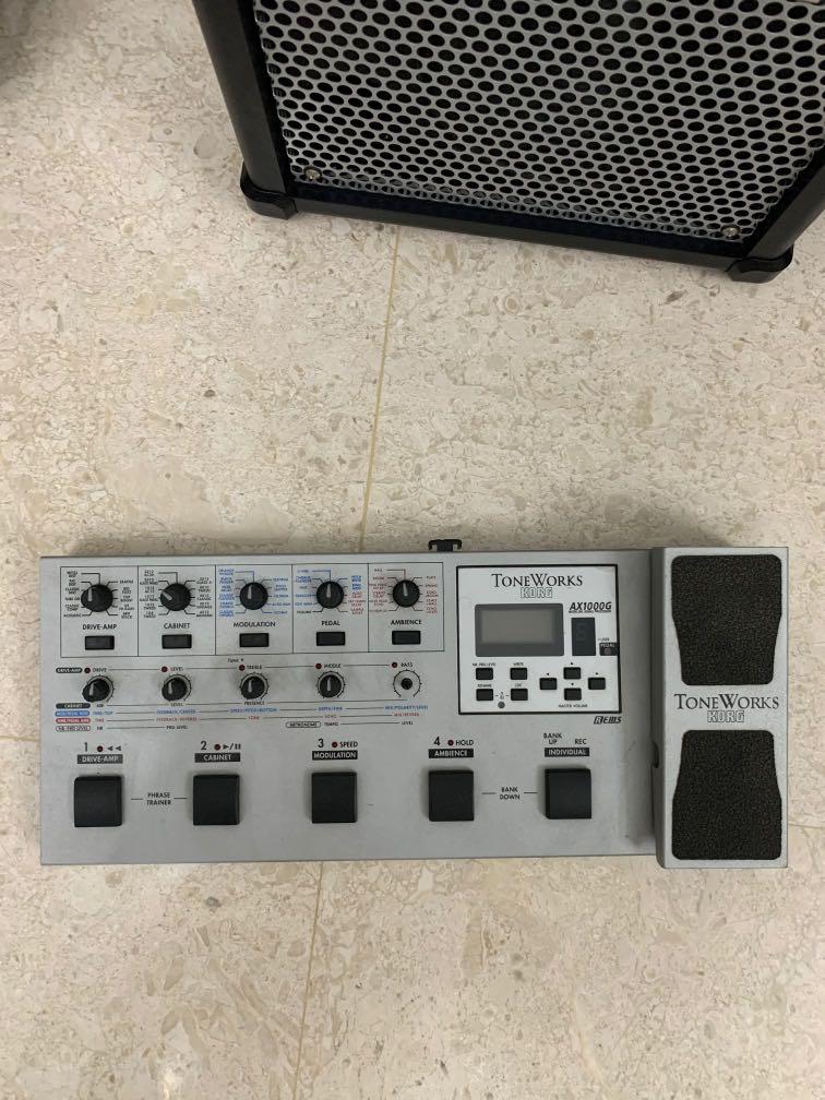 ToneWorks AX1000G Guitar Effects, Hobbies & Toys, Music & Media