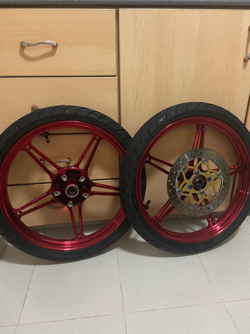 Kozi rim for sniper, Motorcycles, Motorcycle Accessories on Carousell