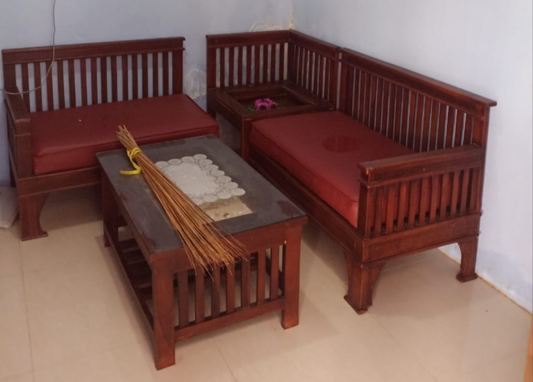 Kursi Ruang Tamu Kayu Perabotan Rumah Di Carousell