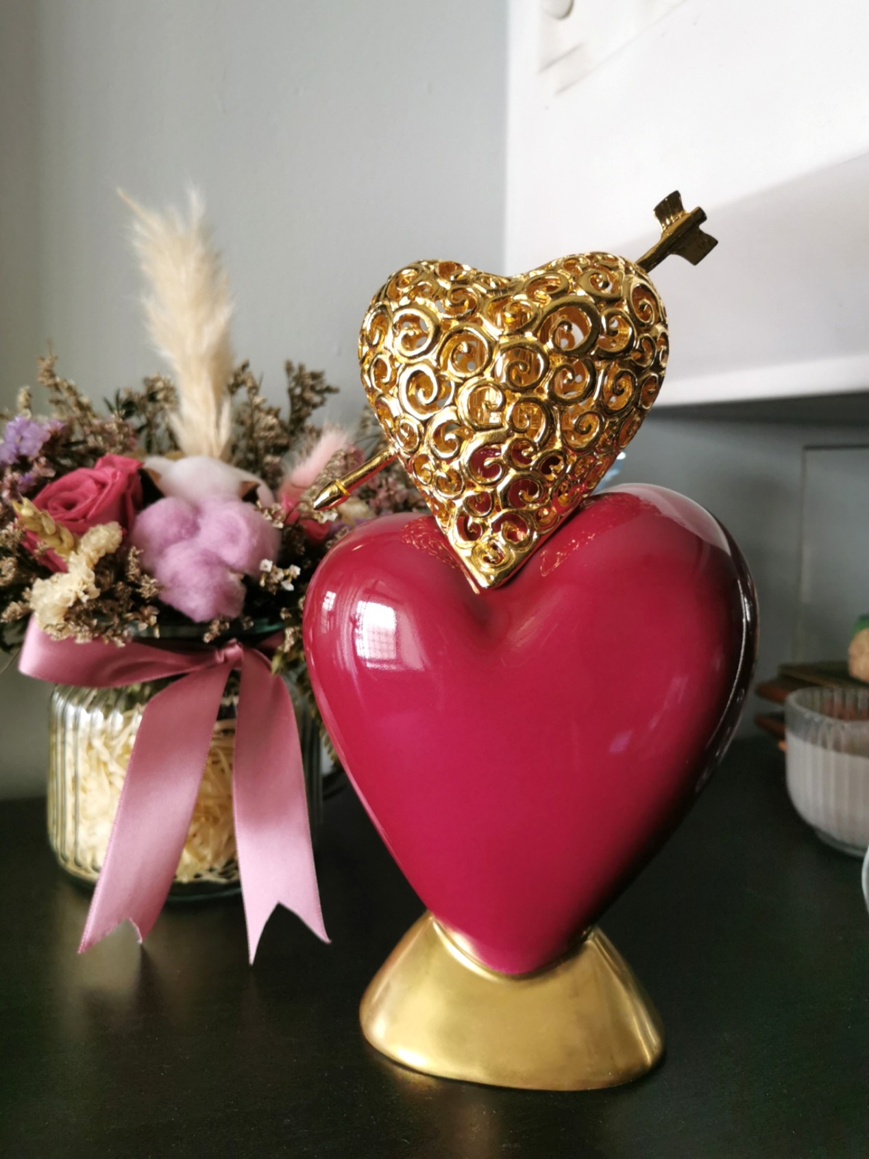 Lampe Berger limited edition Heart, Women's Fashion, Jewelry