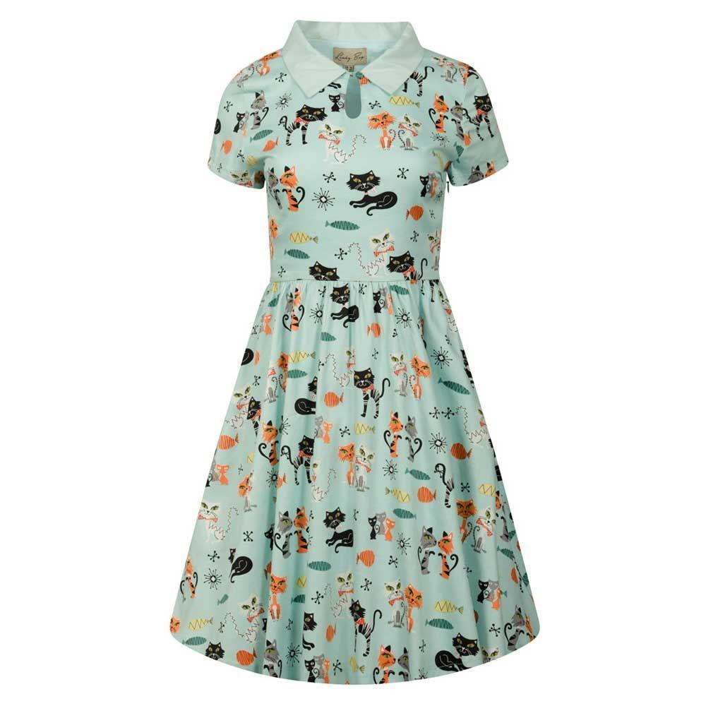 Lindy Bop Cat skater swing dress