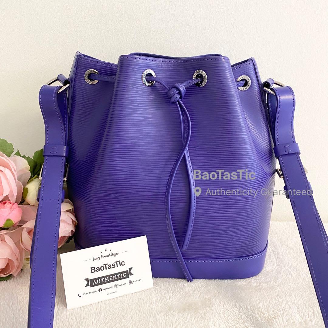 Louis Vuitton Purple EPI Leather Noe Bb Bucket Bag