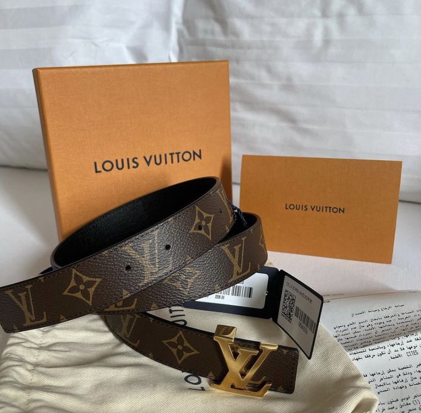 louis vuitton reversible belt women's
