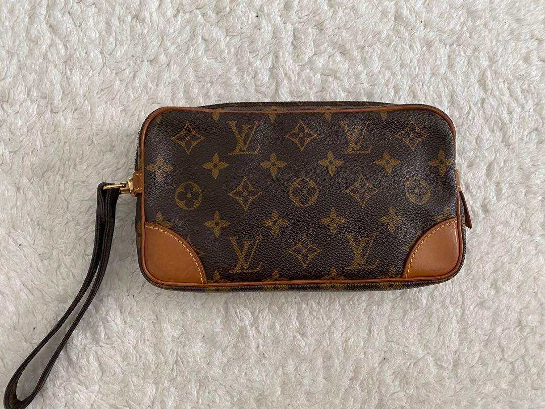 Authentic Louis Vuitton Monogram Clutch Bag Mens Fashion Bags Belt bags  Clutches and Pouches on Carousell