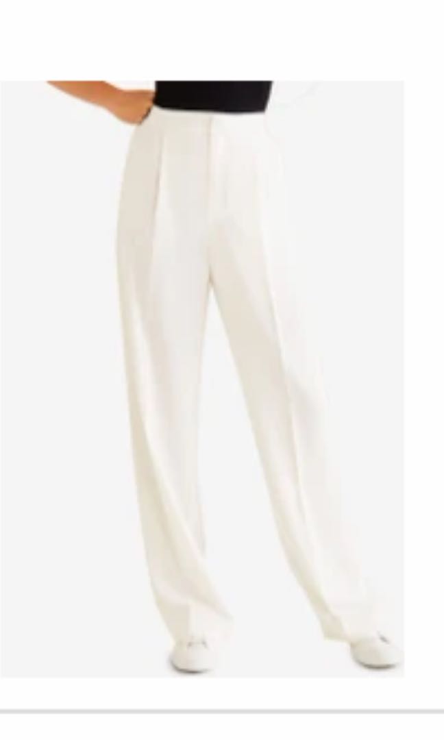 Mango Wide Leg Trouser With Tie in Natural  Lyst