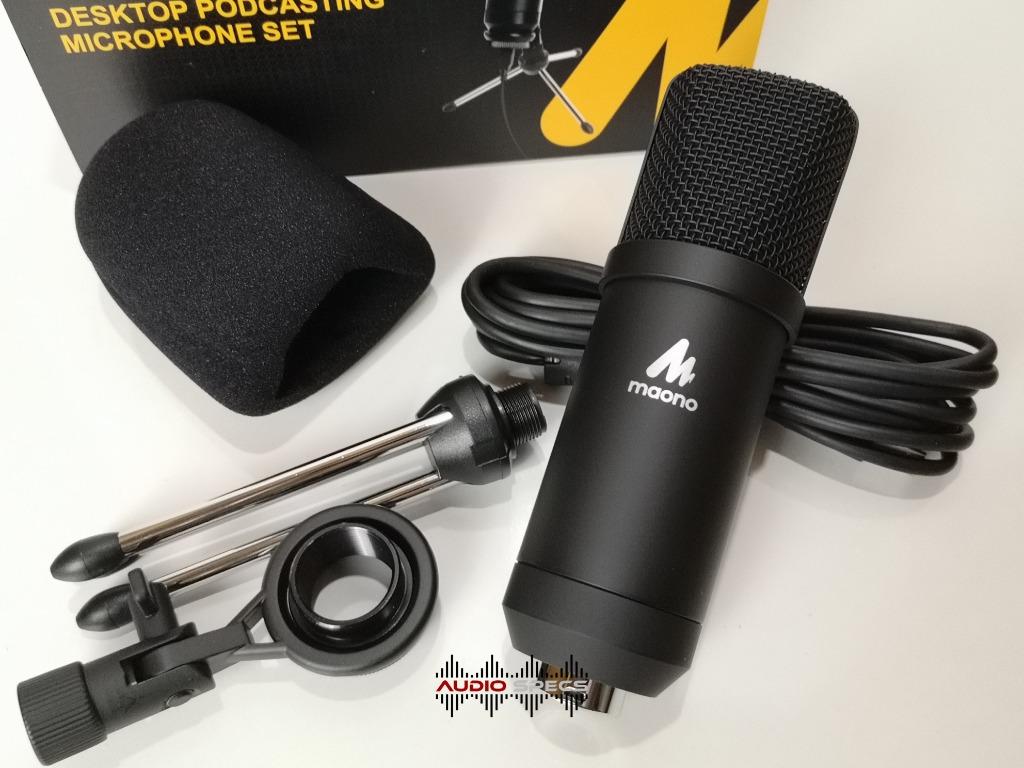 MAONO AU-A04TR USB Microphone Kit Podcast Recording (Category: Microphones) located in Quezon City. Submitted by allanpauco (Listing ID 1067816113, Image 2). Description: 💕Brand new units available on hand 💕Available for pick-up or shipping courtesy of buyer USB Microphone Kit with professional sound chipset, which let the USB microphone hold high resolution sampling rate. Sampling Rate: 192kHz/24bit. With a good cardioid polar pickup pattern, 