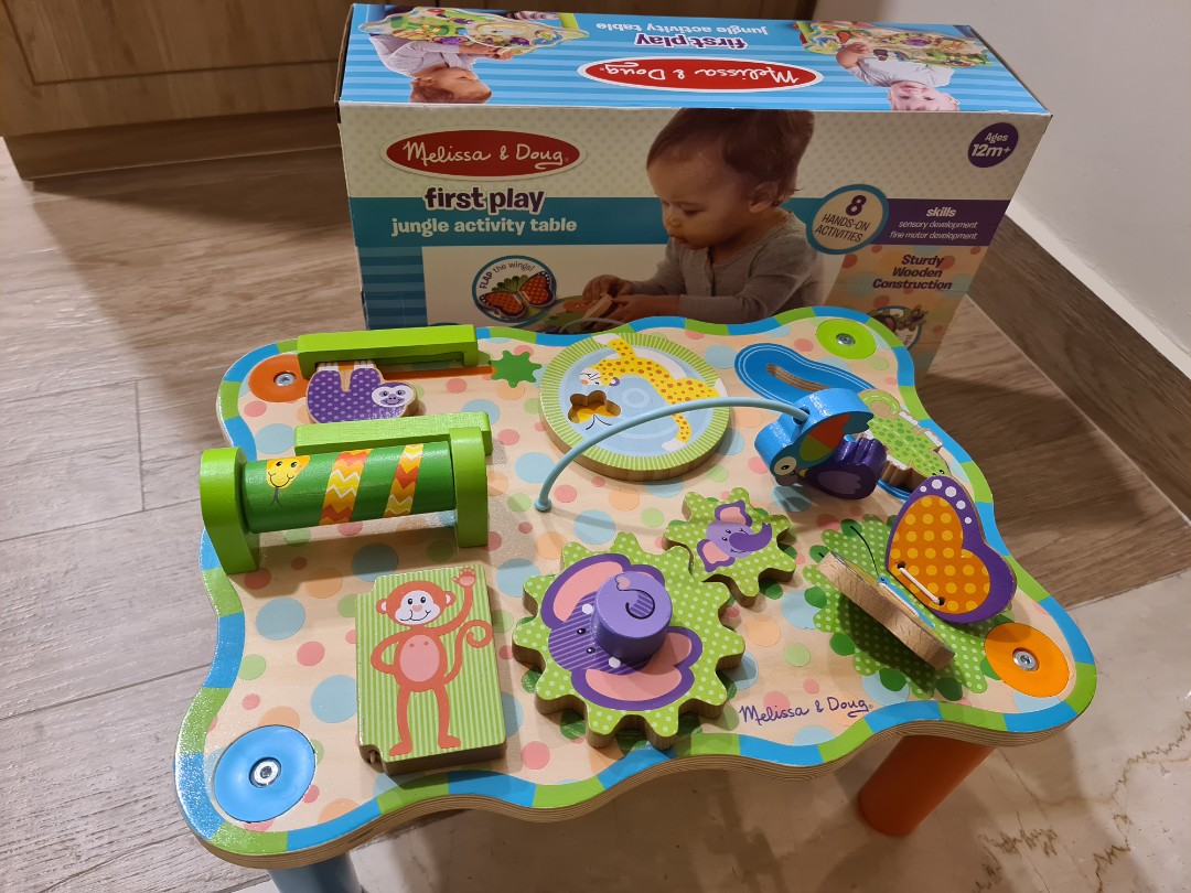 Melissa and doug first play jungle shop activity table