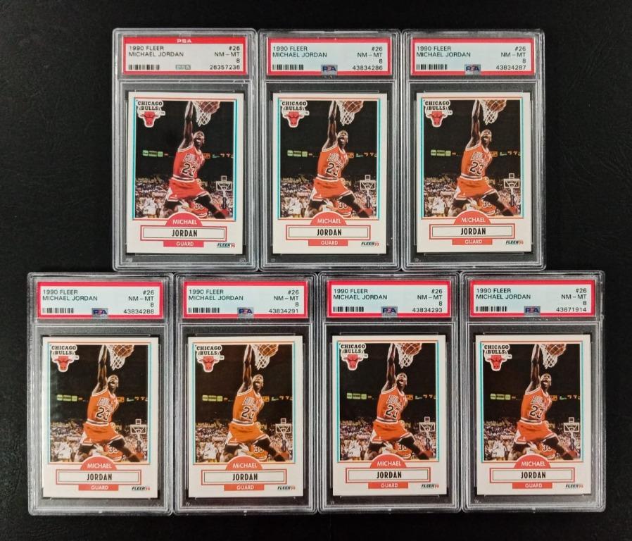 Michael Jordan 1990 26 Fleer PSA 8 Php 20 000 Each Hobbies