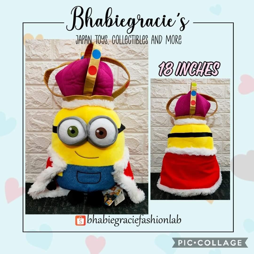 Minion King Bob Stuffed Toy From Japan, Hobbies & Toys, Toys & Games On  Carousell