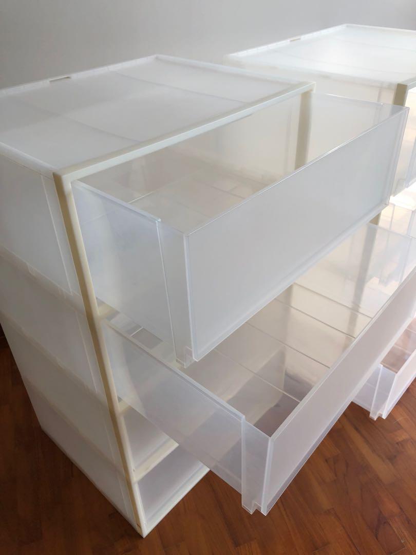Muji Storage Drawers, Furniture & Home Living, Home Improvement