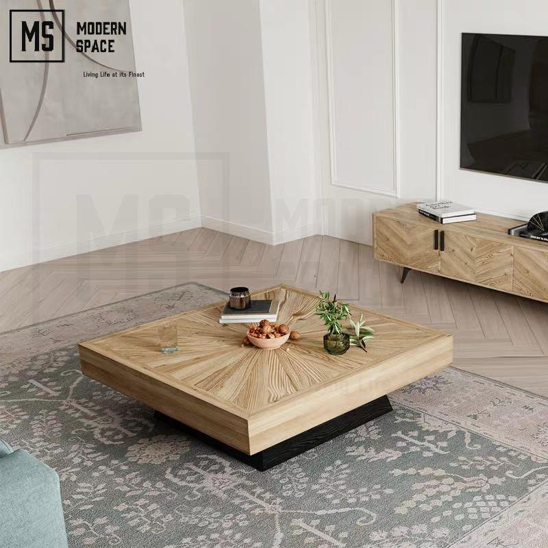 Pine wood store center table