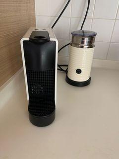 Nespresso Mini Essenza Machine & Aeroccino
