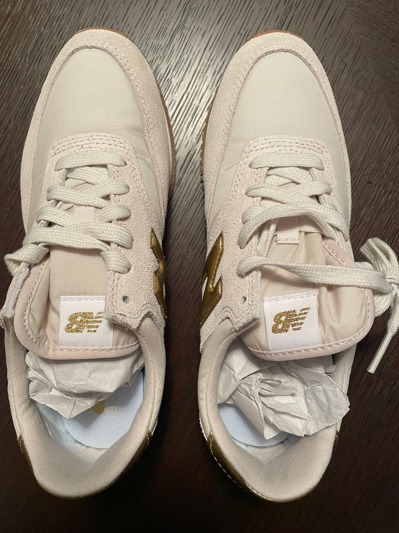 NEW BALANCE X J.CREW COMP 100 SNEAKERS IN GOLD SALT Carousell