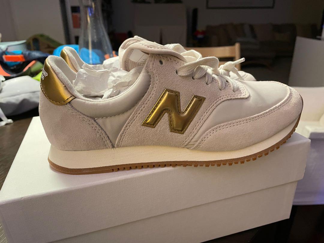 NEW BALANCE X J.CREW COMP 100 SNEAKERS IN GOLD SALT Carousell