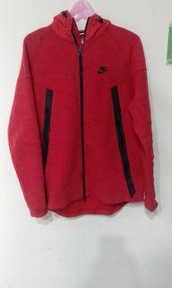Nike hoodie red jacket xl size