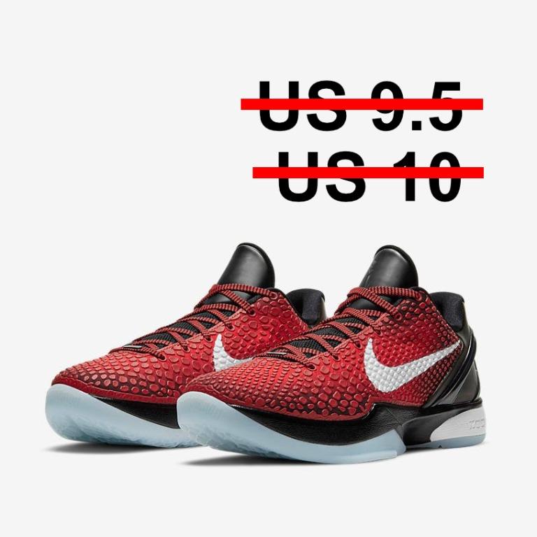 nike kobe 6 mens red