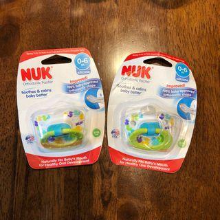 Nuk orthodontic pacifier for 0-6 mos