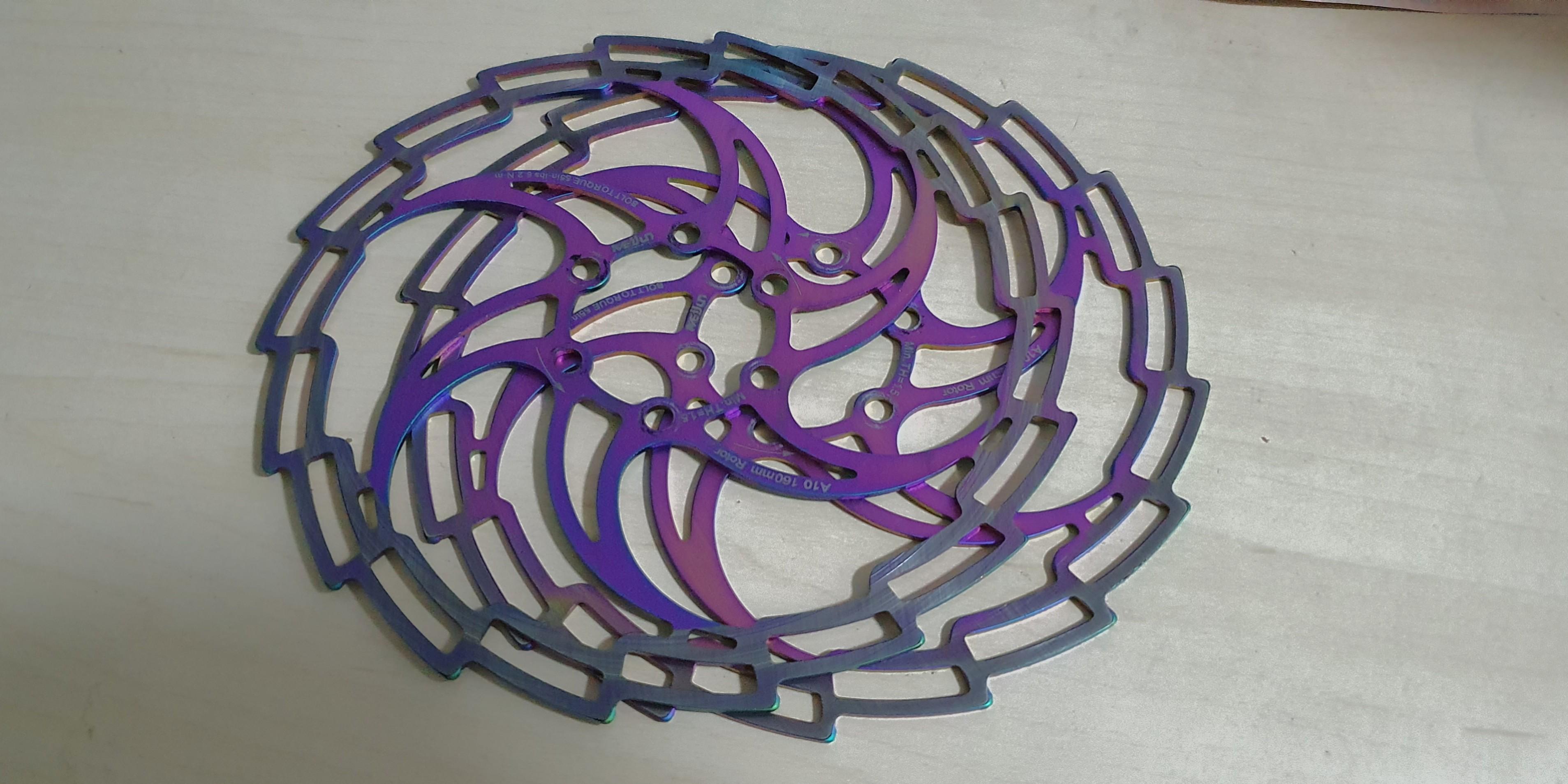 oil slick disc rotor