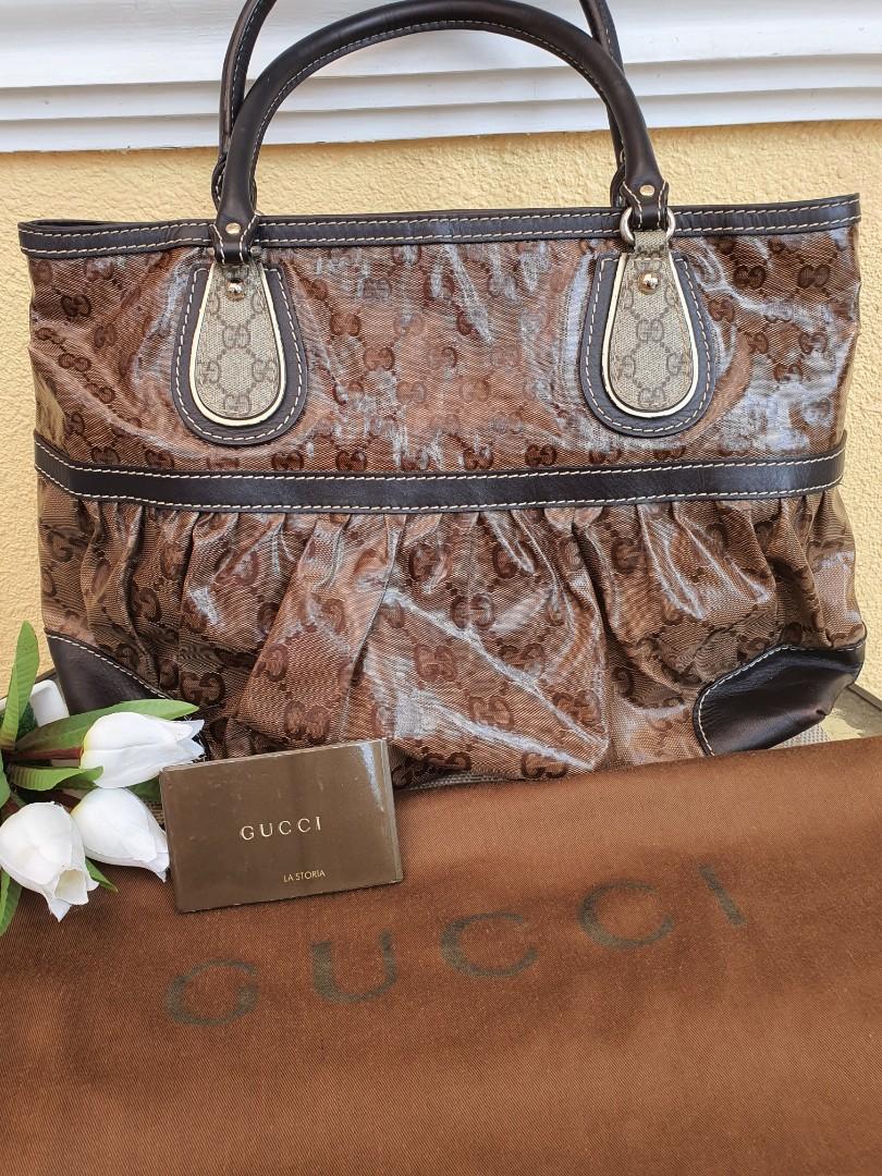 Gucci laminated leather small shoulder bag on sale