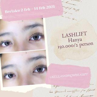 Promo lashlift untuk 2 org