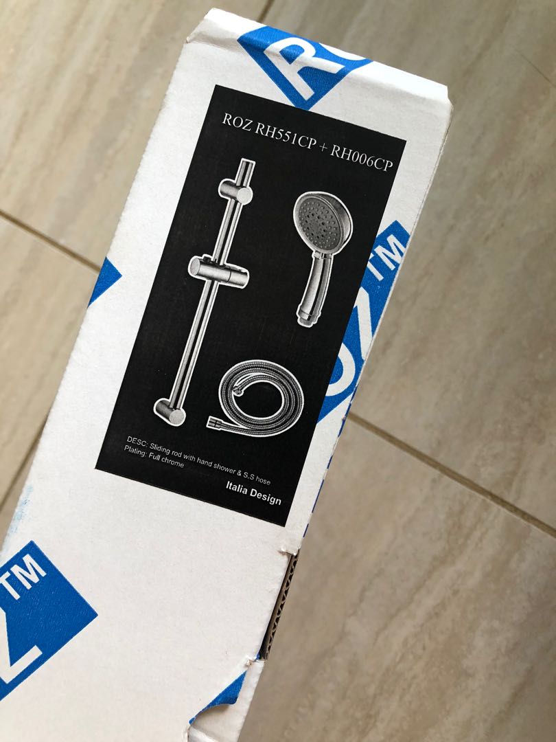 ROZ shower head set Brand New in Box Hoe Kee, TV & Home Appliances, Water Heater & Instant