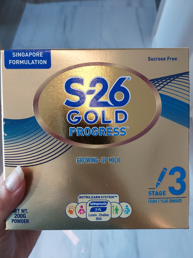 S26 Gold Progress stage 3 sample pack (200g), Babies & Kids, Nursing ...