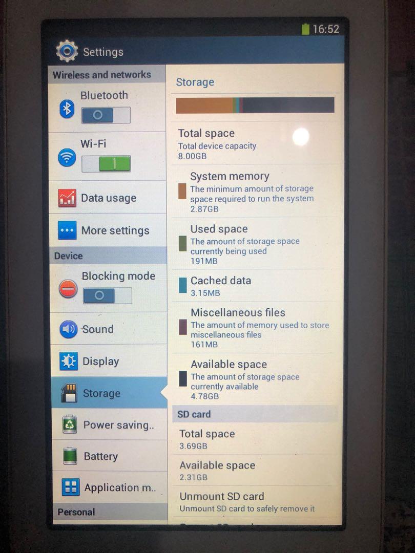 Samsung and coby kyros (Category: Android) located in Makati City. Submitted by nil.nil1 (Listing ID 1067848114, Image 3). Description: Selling 2 tablets both working properly test all you want. Samsung Tab3 lite 8gb + 4gbmmc+1gb ram with box - 2k Coby kyros mid9042 8gb +1gb ram 9 inches. Heavy duty batt. No app store apps via apk - 1500 No charger jncluded. Contact me 09189632219.