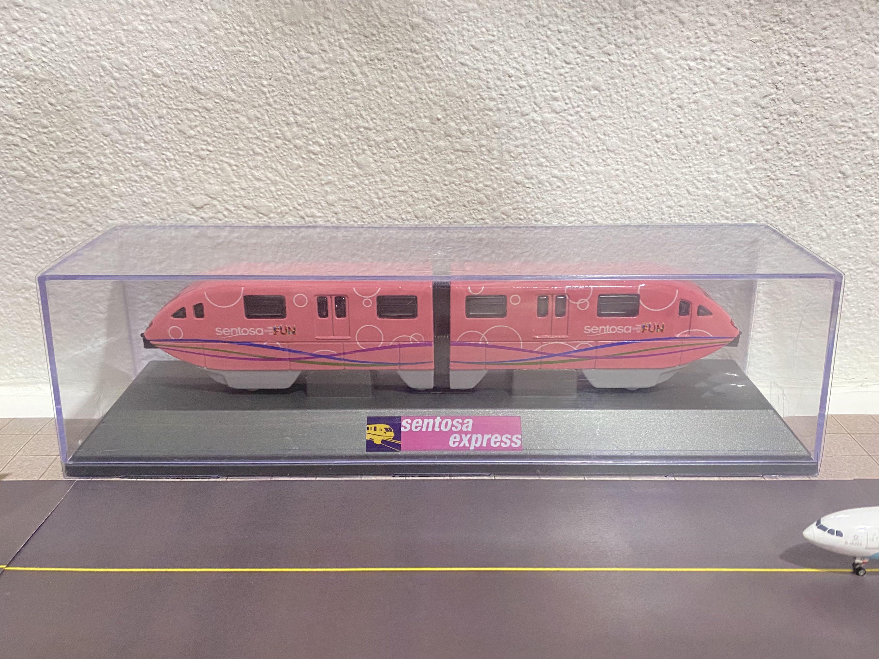 Sentosa Express special 1:120 Hitachi monorail tram model Pink livery*No Box* 