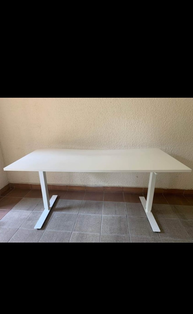 Standing Desk IKEA Skarsta Study Table, Furniture & Home Living