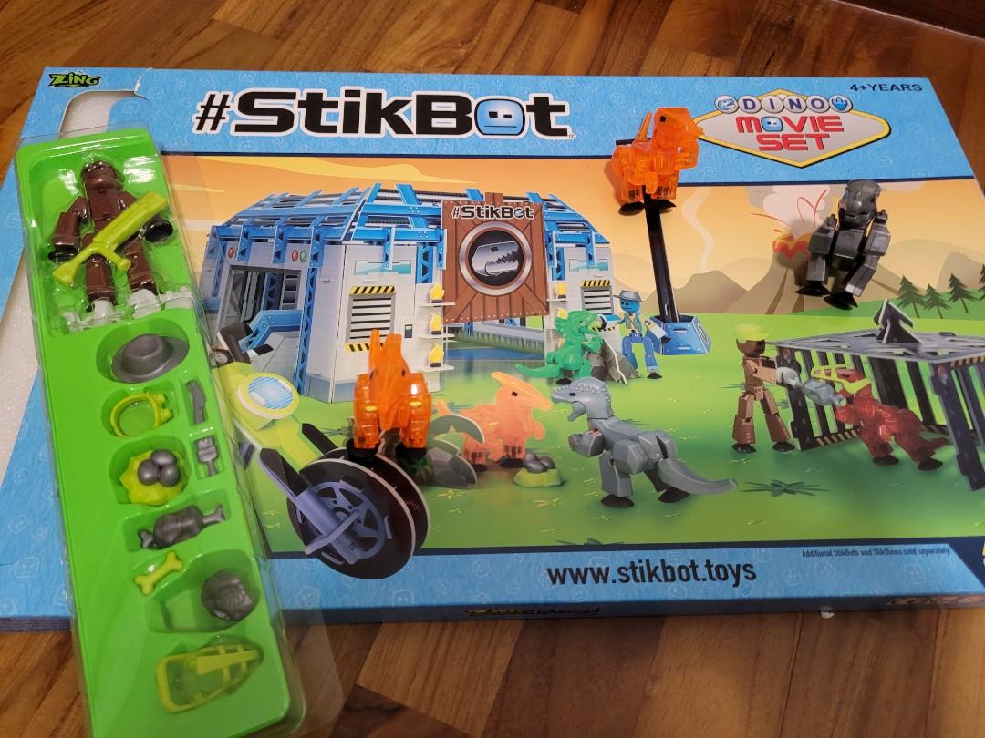 Stikbot dino cheap movie set