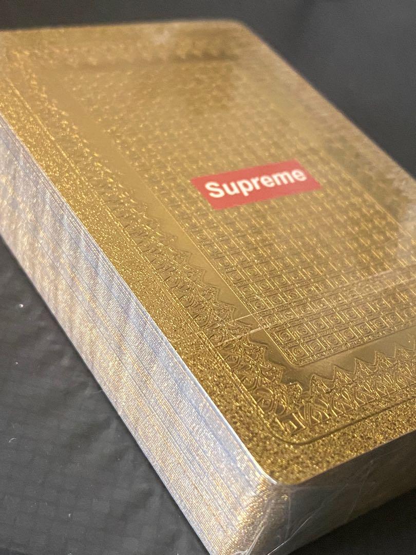 Supreme 13AW Gold Deck of Cards トランプ かわいい新作 - 小物