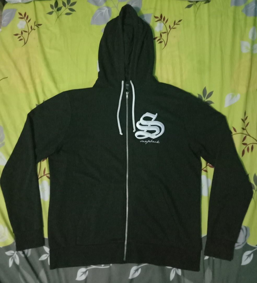 Sweater Hoodie Zipper snapback original size L good condition