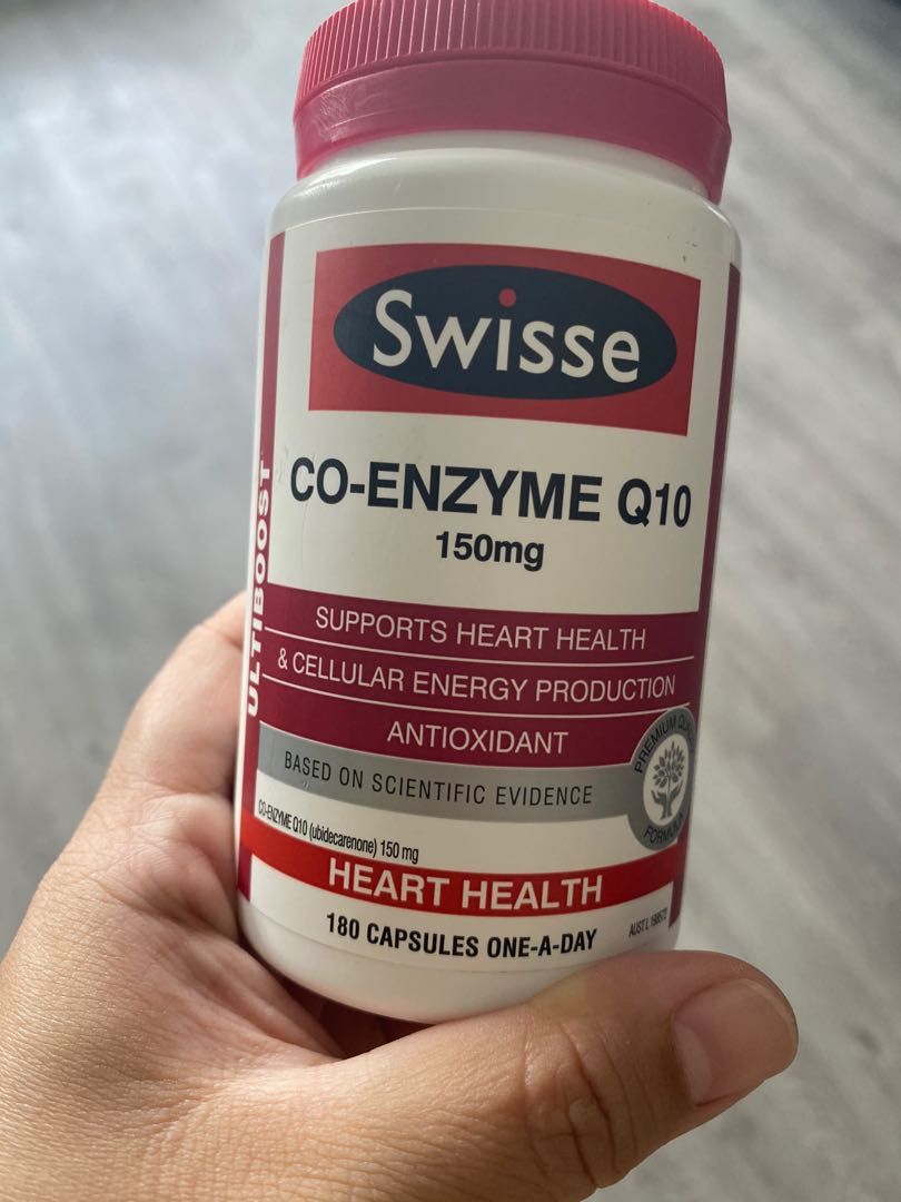 Swisse Co Enzyme Q10 150mg Health Nutrition Health Supplements Vitamins Supplements On Carousell