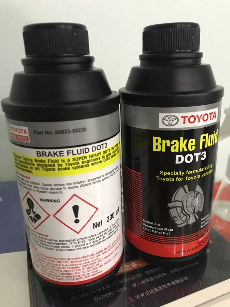 Toyota dot 3 brake fluid, Auto Accessories on Carousell