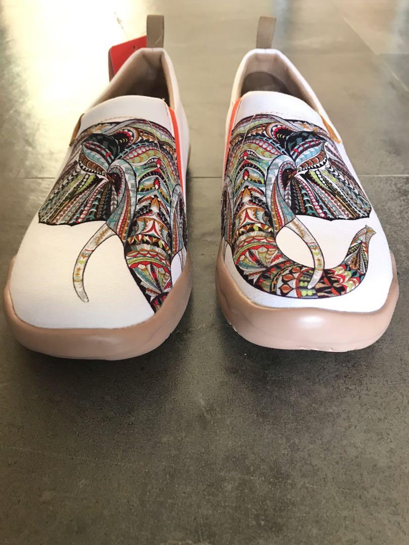 Brand New Uin Ladies Sneaker Shoes Elephant lady design Women s Fashion Footwear Sneakers on Carousell