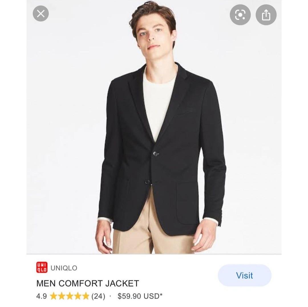 Blazer uniqlo pria online