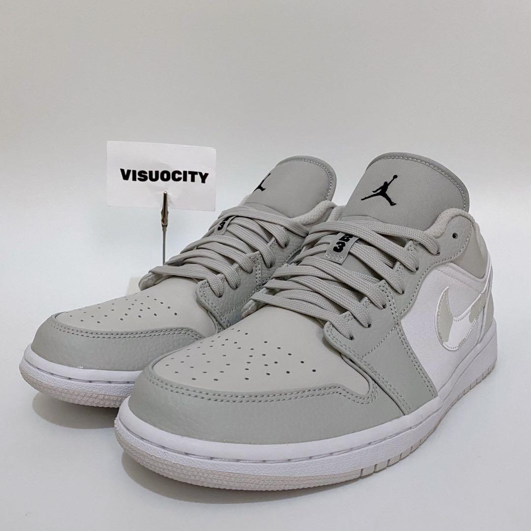 Us 11 Nike Air Jordan Low White Camo Men S Fashion Footwear Sneakers On Carousell