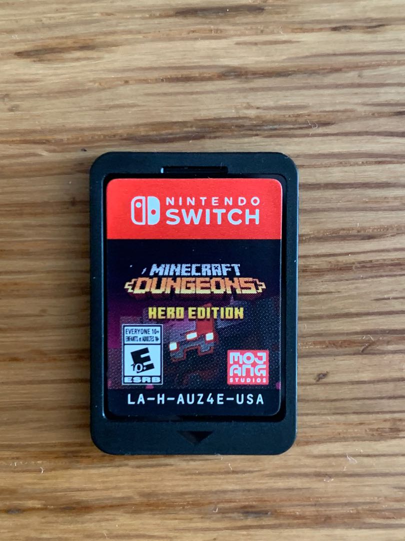 Minecraft dungeons switch cartridge new arrivals