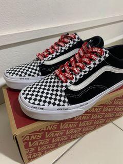 vans old skool checkerboard disarray