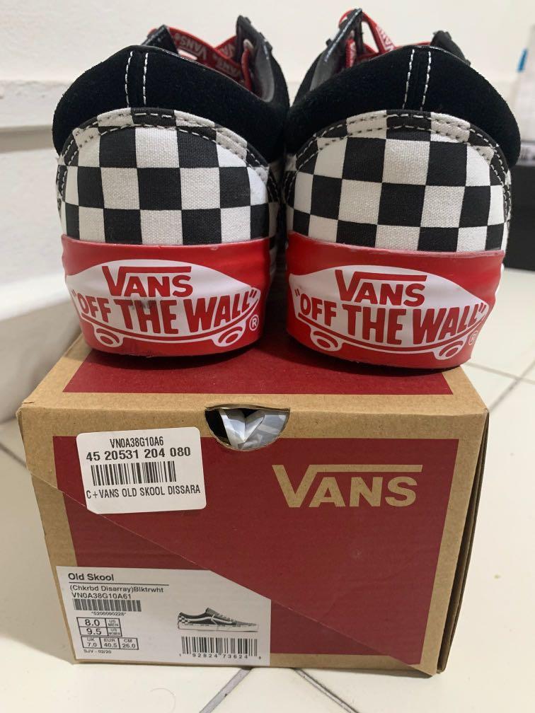 vans old skool checkerboard disarray